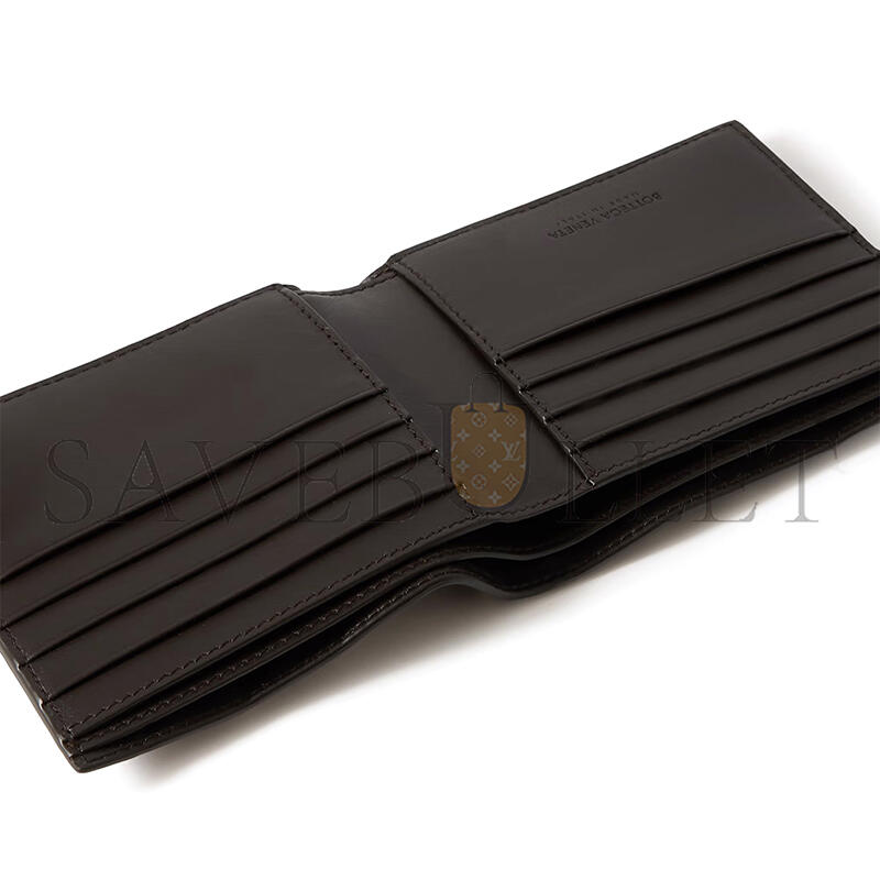 b0tt*ga Ven*ta intrecciato leather billfold wallet 475973 (11*9.5*1cm)